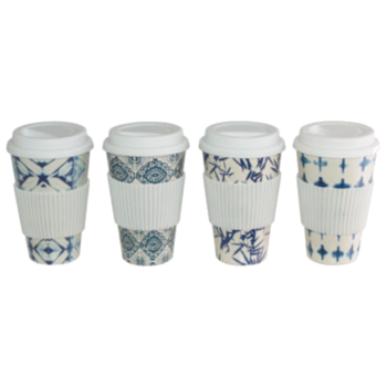 BAMBOO AZURE BLUE TRAVEL MUG 14CM MIXED DESIGNS.png