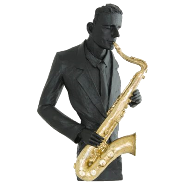 BLACK GOLD MUSICIAN WITH SAX 28X14X43CM.png