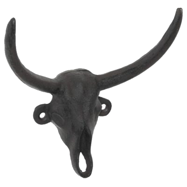 BROWN HOOK BULL SKULL 15X16CM.png