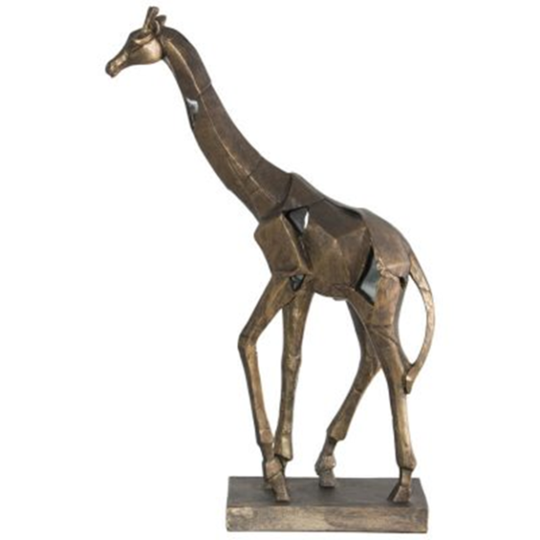 FACET GIRAFFE ANT BRONZE 28X9X44C.png