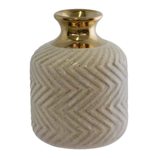 OATMEAL GOLD BOTTLE VASE 10CM.png