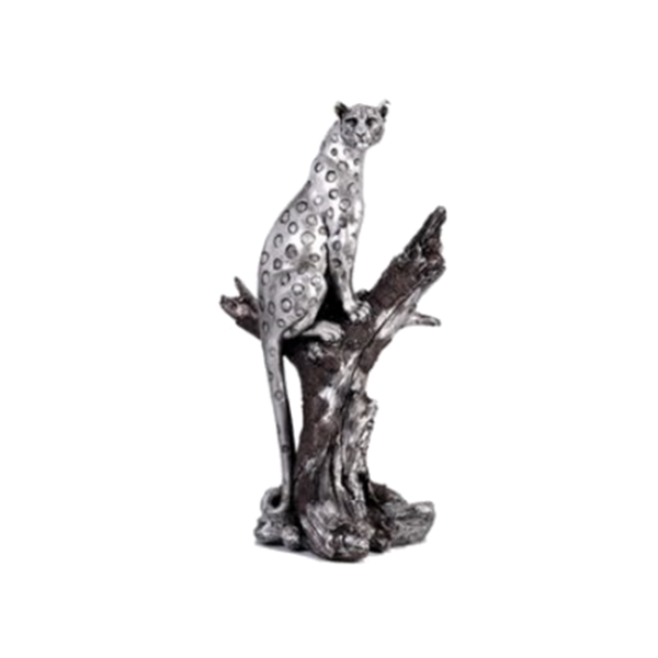 SILVER LEOPARD ON BRANCH 51CM.png