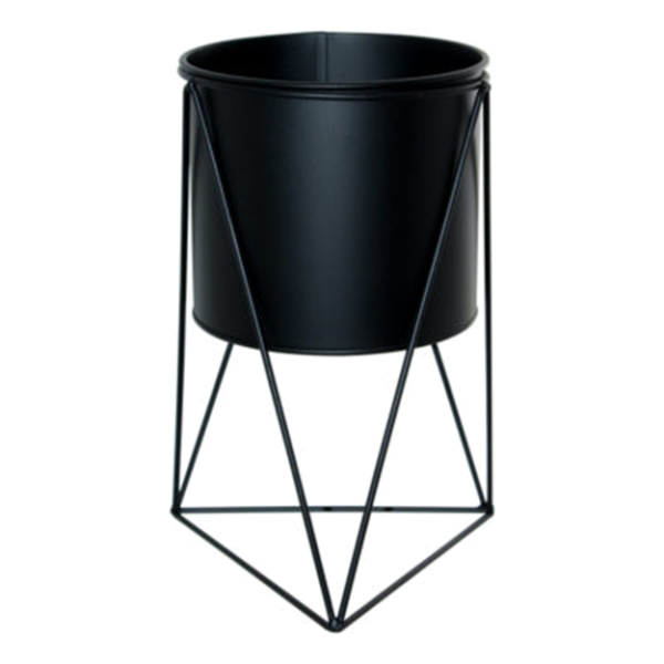 TRI BLACK POT STAND 31CM.png